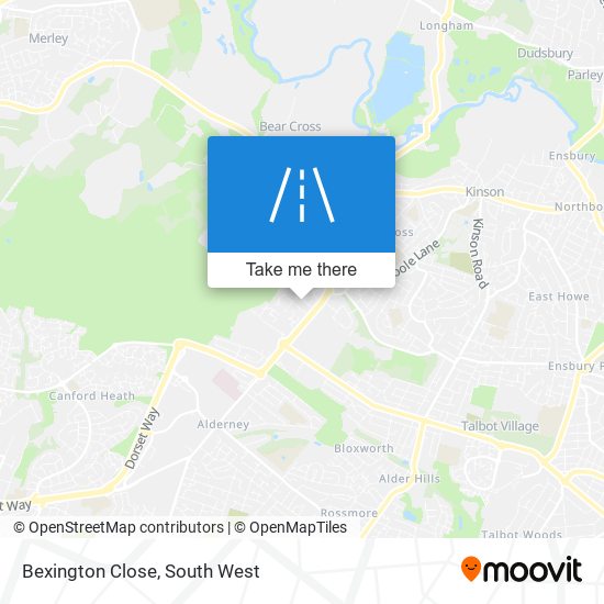 Bexington Close map