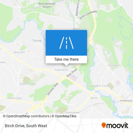 Birch Drive map