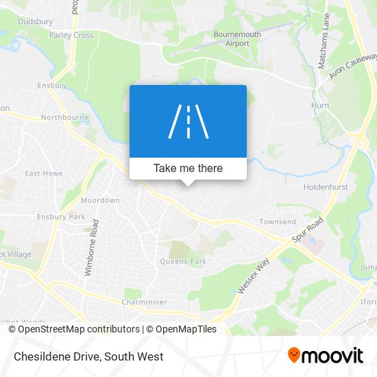 Chesildene Drive map