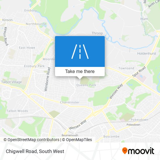 Chigwell Road map