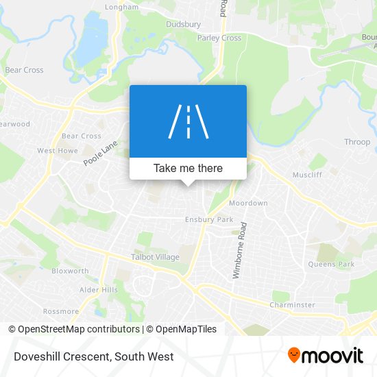 Doveshill Crescent map