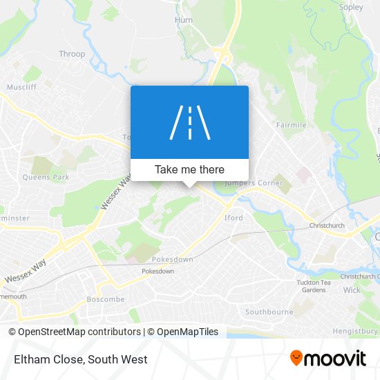 Eltham Close map