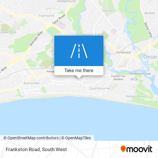 Frankston Road map