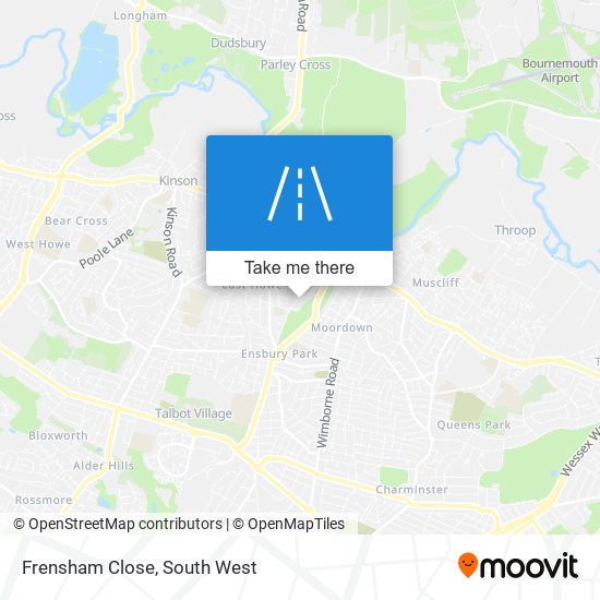 Frensham Close map