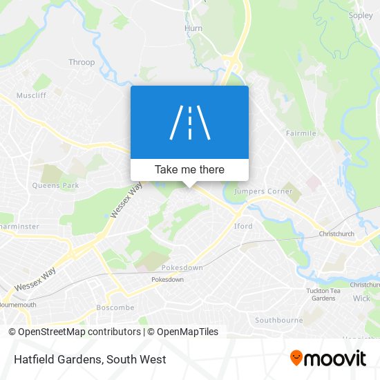 Hatfield Gardens map