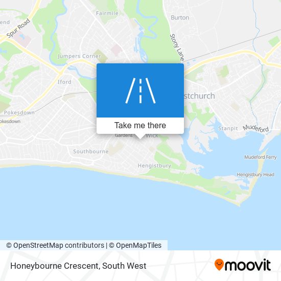 Honeybourne Crescent map