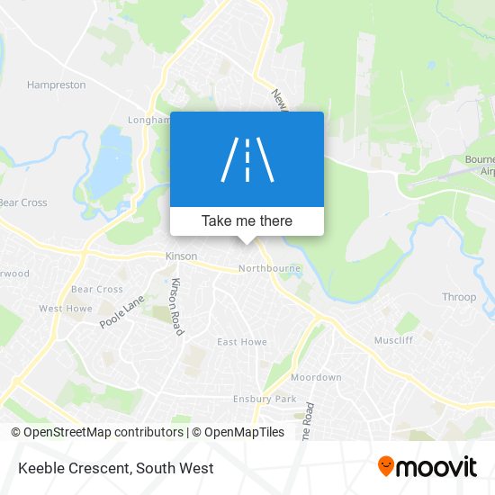 Keeble Crescent map