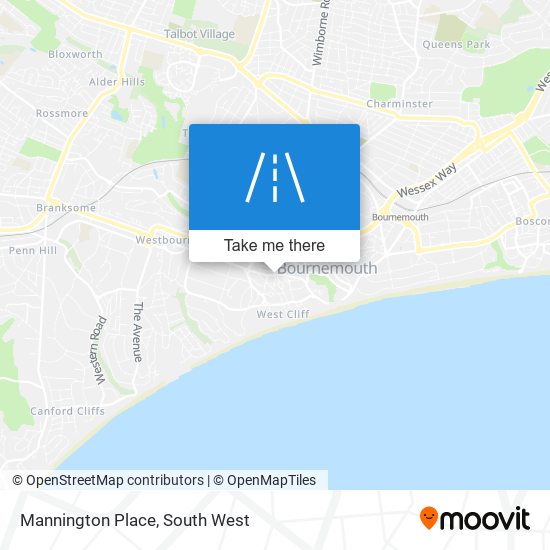 Mannington Place map