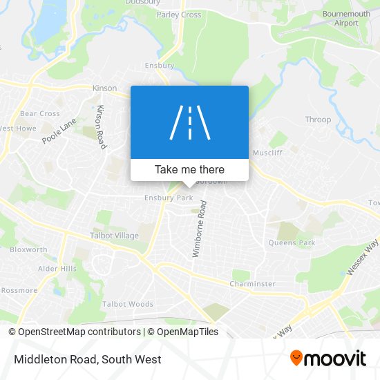 Middleton Road map