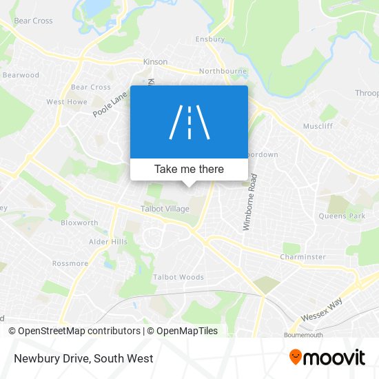 Newbury Drive map