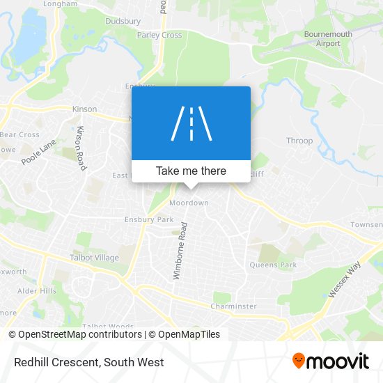 Redhill Crescent map