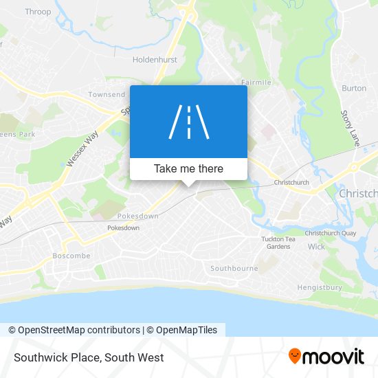 Southwick Place map