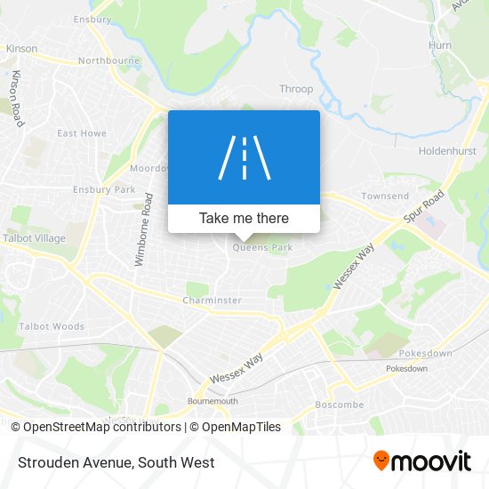 Strouden Avenue map