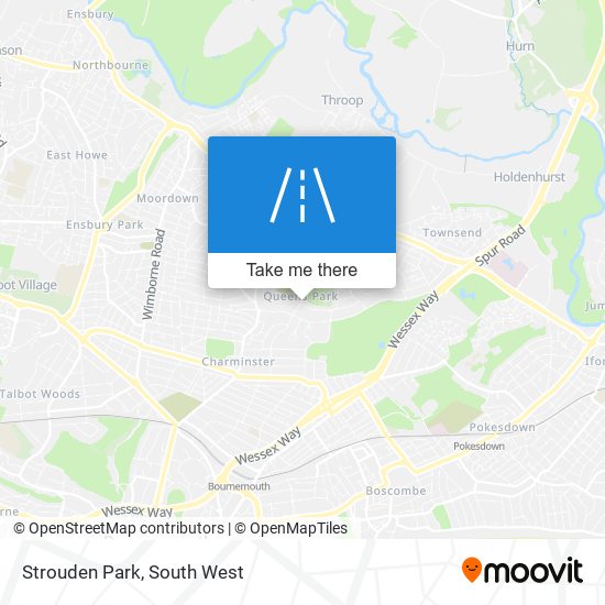 Strouden Park map