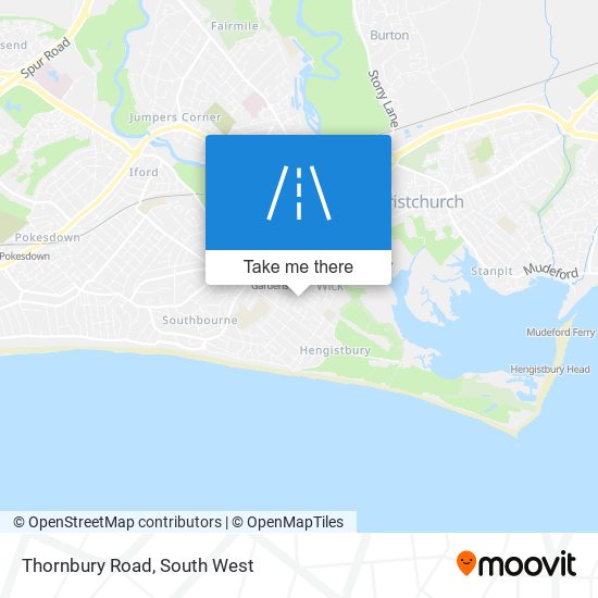 Thornbury Road map