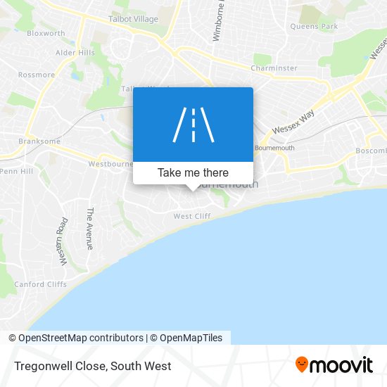 Tregonwell Close map