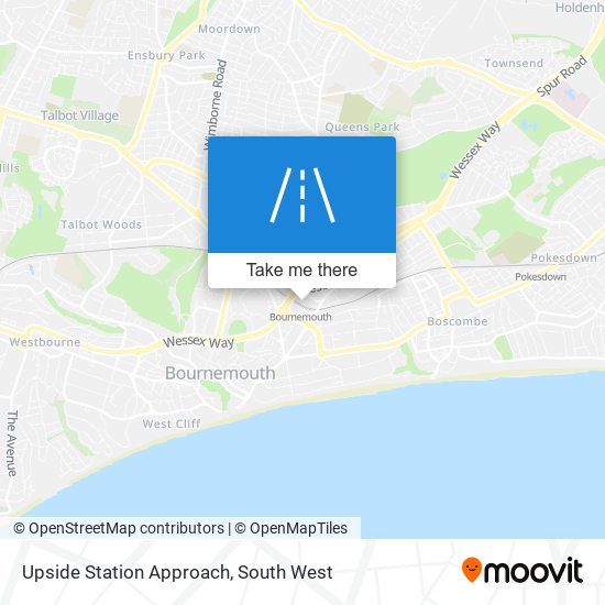 Upside Station Approach map