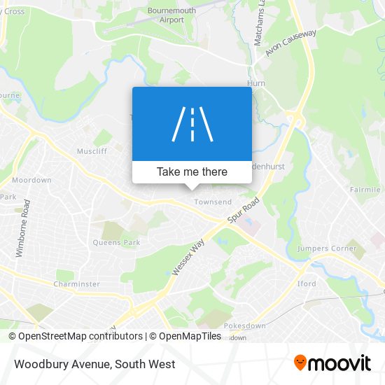 Woodbury Avenue map