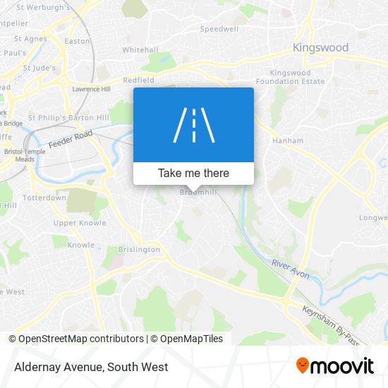Aldernay Avenue map