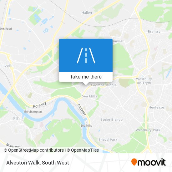 Alveston Walk map
