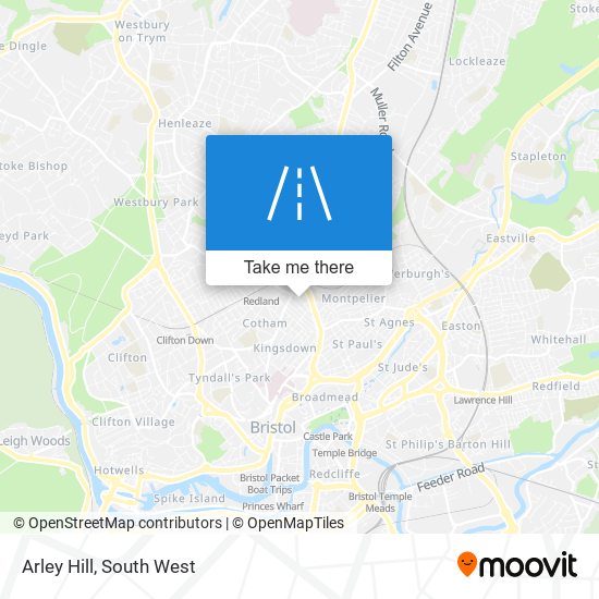 Arley Hill map