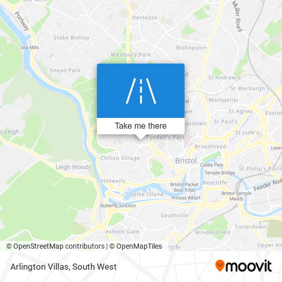 Arlington Villas map