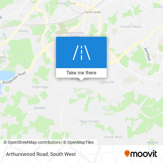Arthurswood Road map