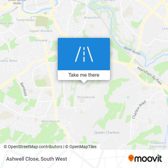 Ashwell Close map