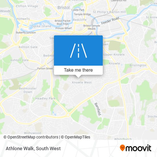 Athlone Walk map