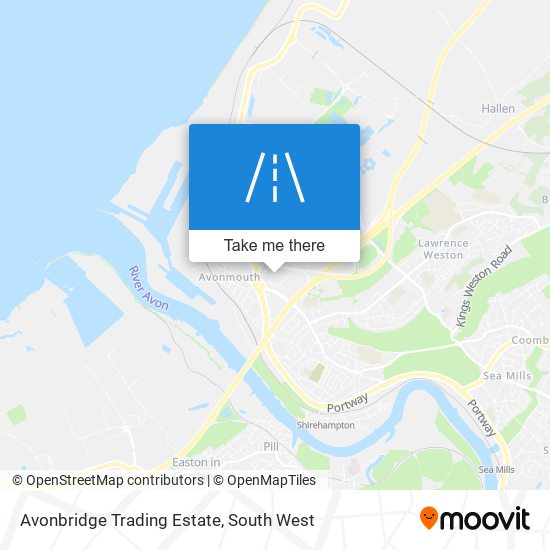 Avonbridge Trading Estate map