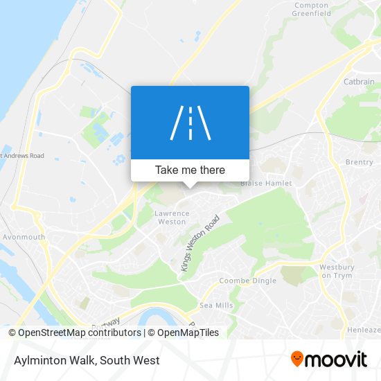Aylminton Walk map