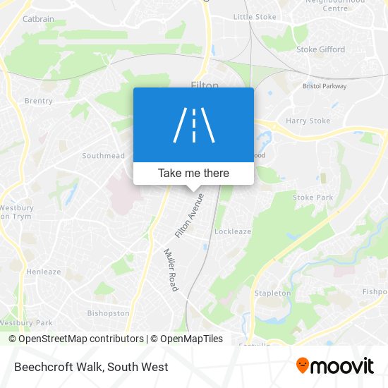 Beechcroft Walk map