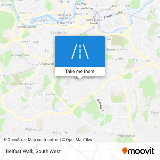 Belfast Walk map