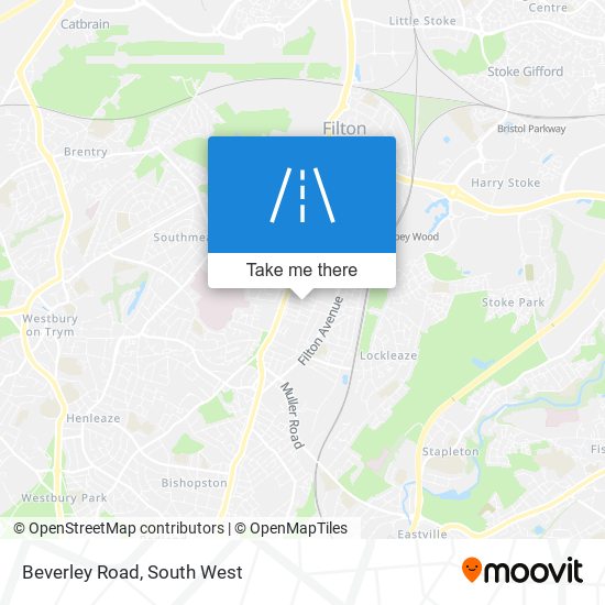 Beverley Road map