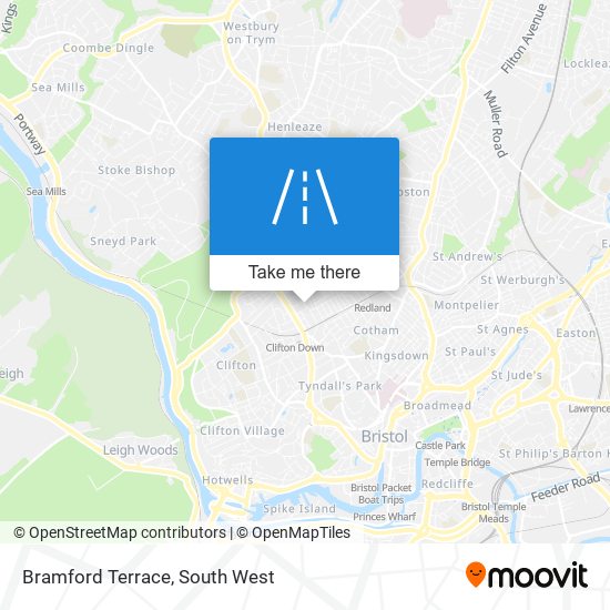 Bramford Terrace map