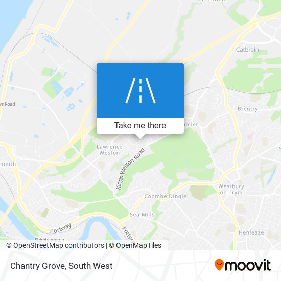 Chantry Grove map