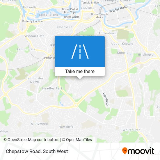 Chepstow Road map