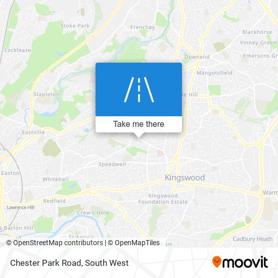 Chester Park Road map