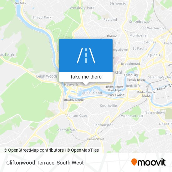 Cliftonwood Terrace map