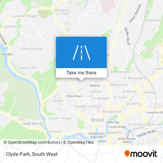 Clyde Park map