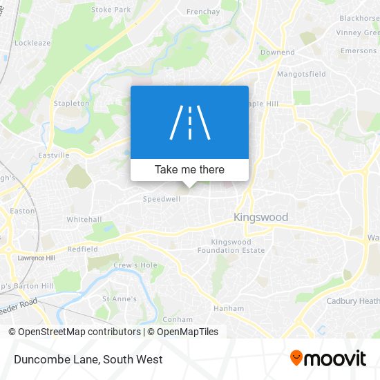 Duncombe Lane map