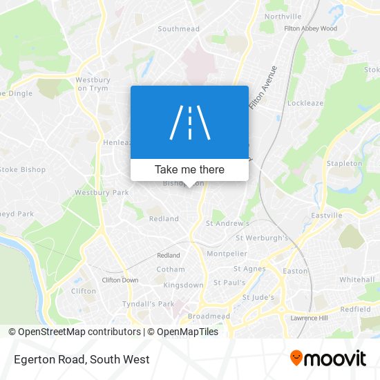 Egerton Road map