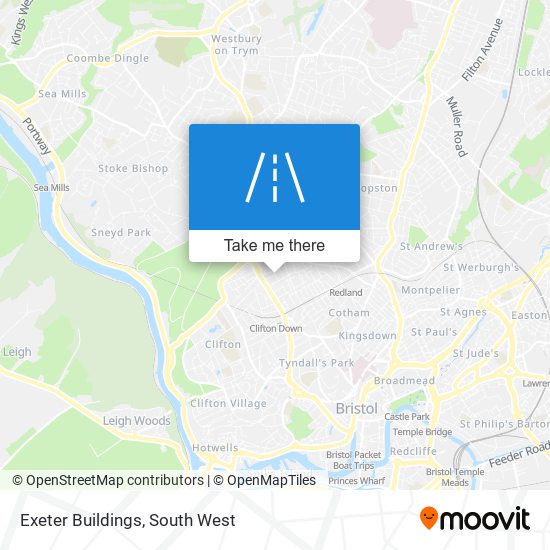 Exeter Buildings map