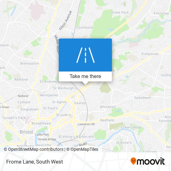 Frome Lane map