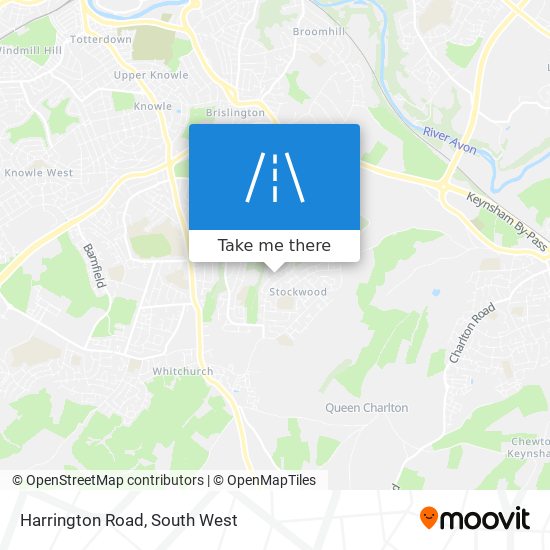 Harrington Road map