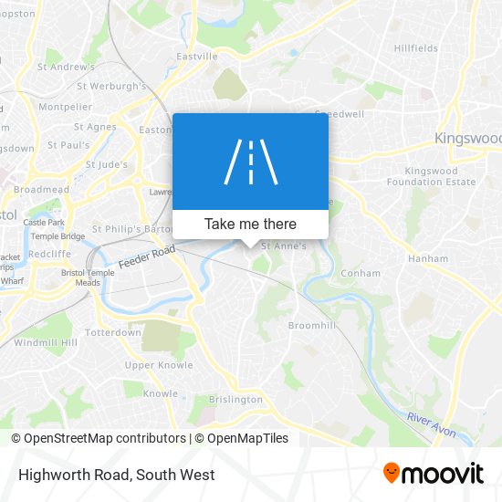 Highworth Road map