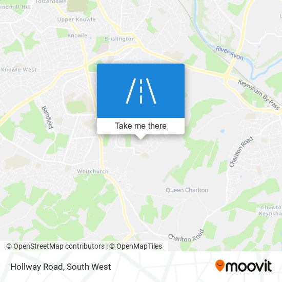 Hollway Road map