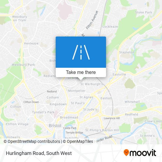 Hurlingham Road map