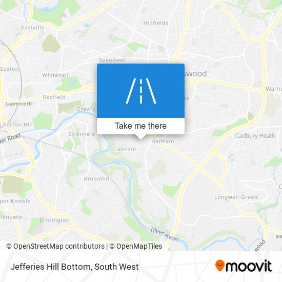 Jefferies Hill Bottom map