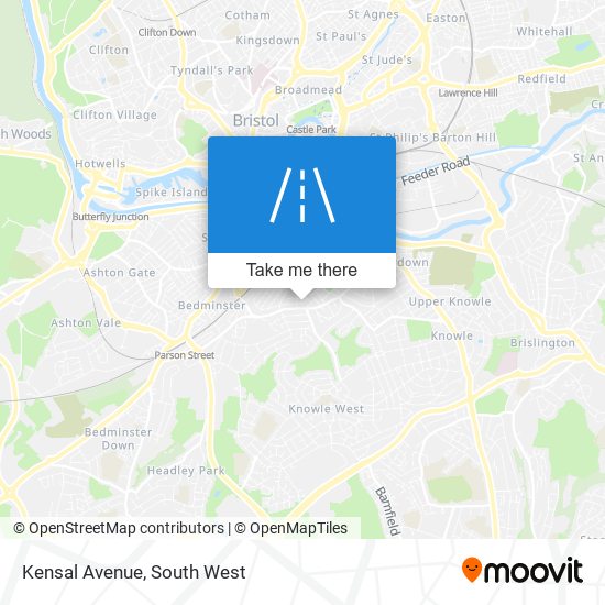 Kensal Avenue map